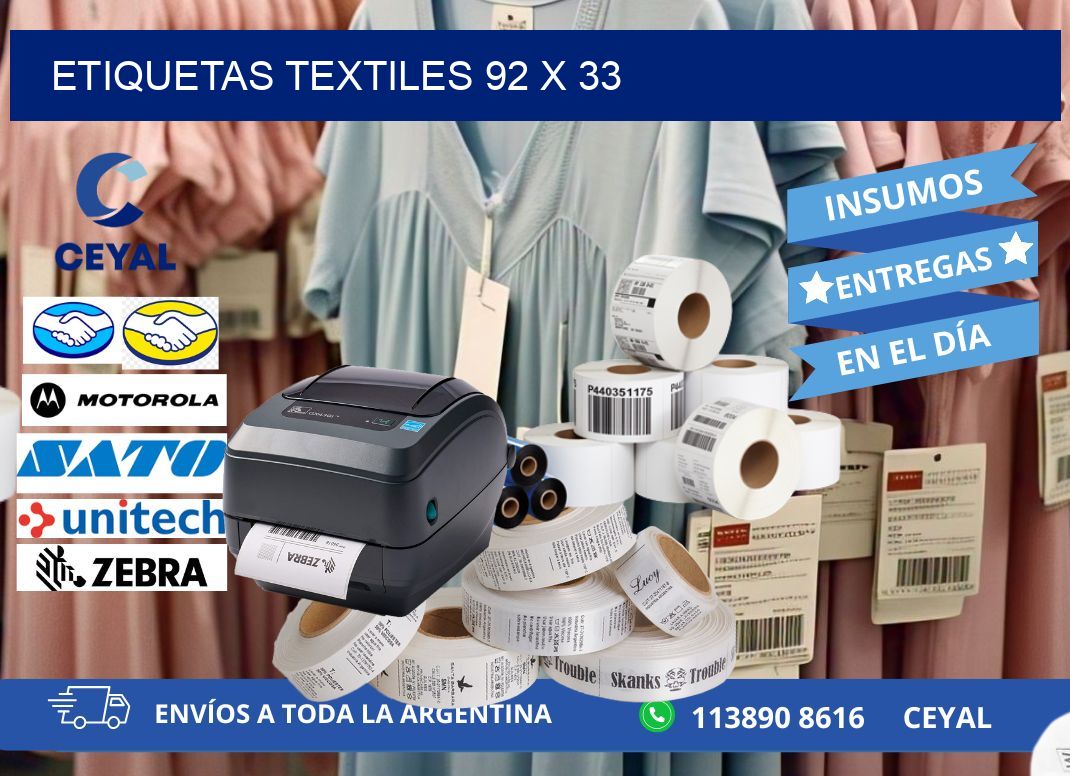 etiquetas textiles 92 x 33