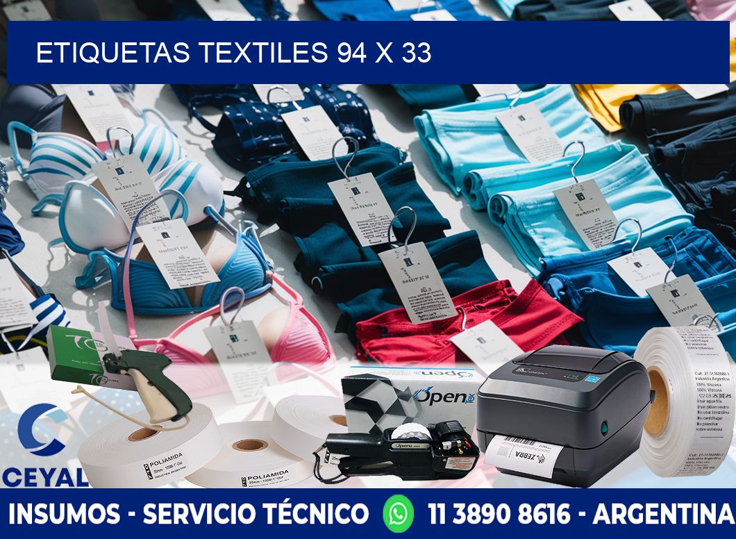 etiquetas textiles 94 x 33