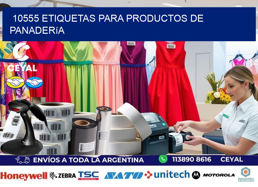 10555 Etiquetas para productos de panadería