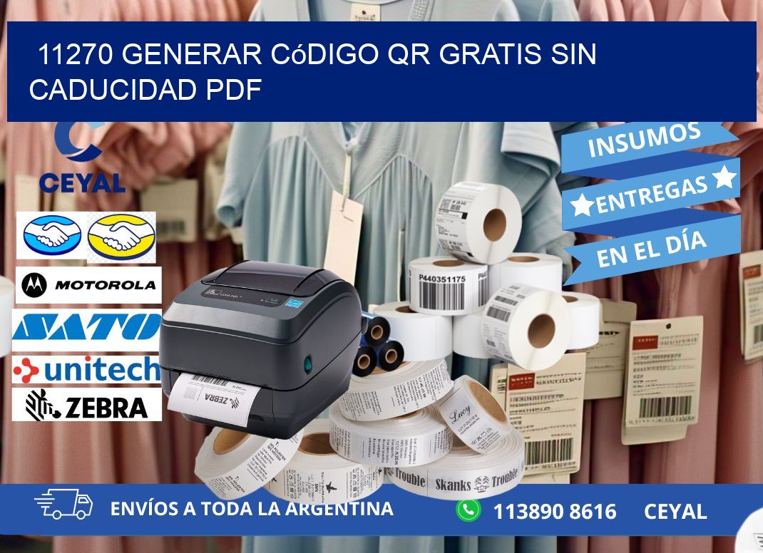11270 Generar código QR gratis sin caducidad PDF