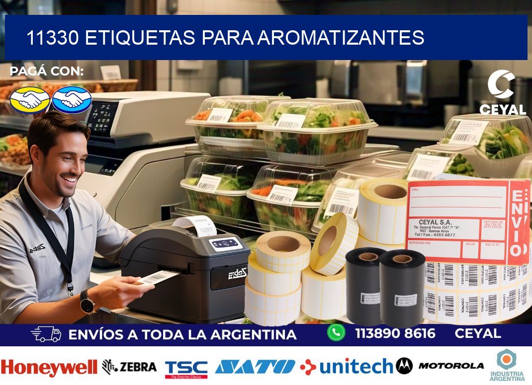 11330 Etiquetas para aromatizantes