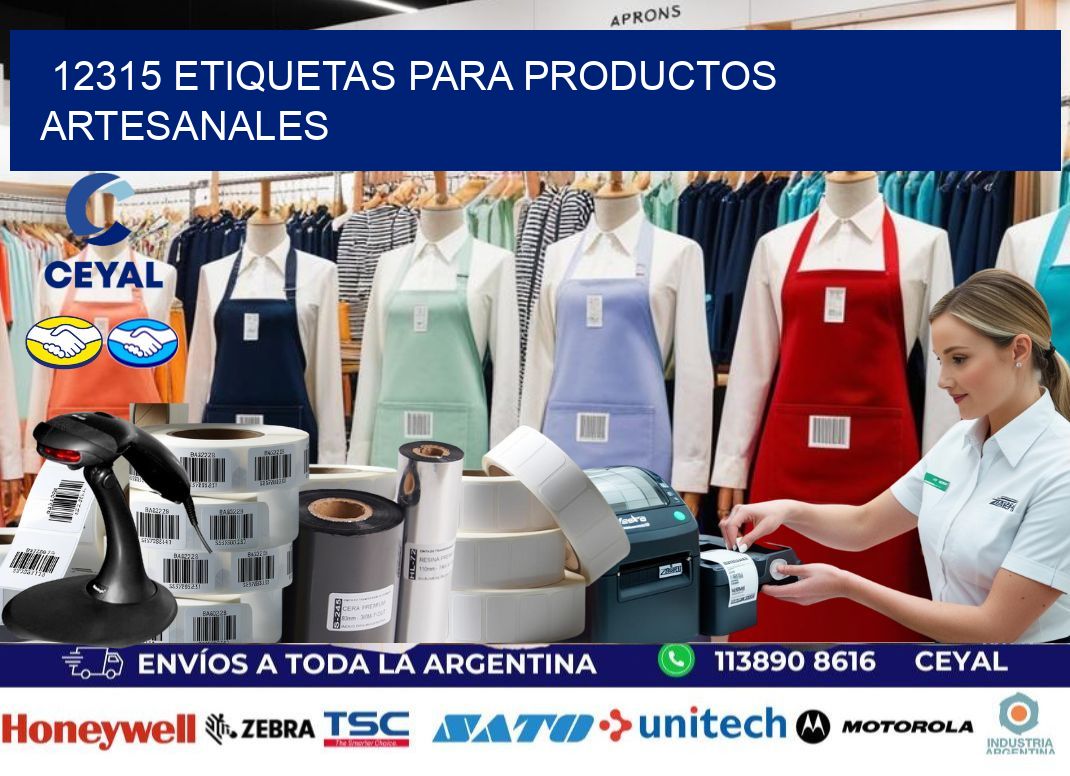 12315 Etiquetas para productos artesanales