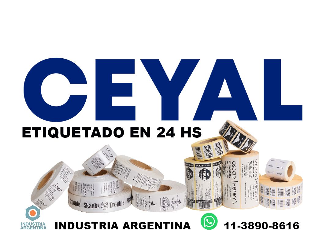 12925 Etiquetas para lavandina