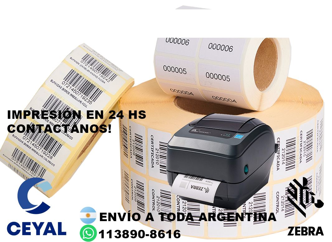 2 cajas de etiquetas 37 x 60