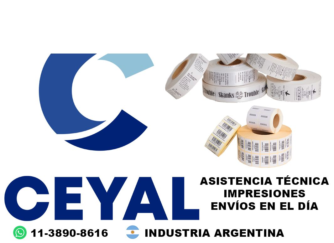 24610 Etiquetas con código de barras para ropa