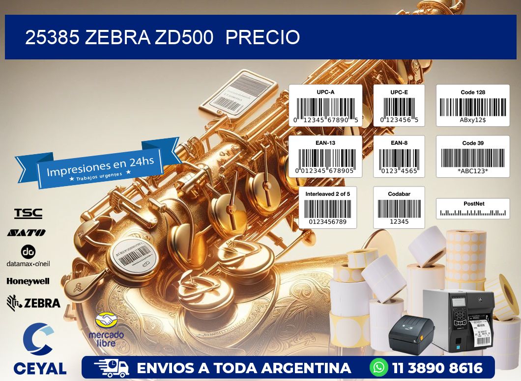 25385 Zebra ZD500  precio