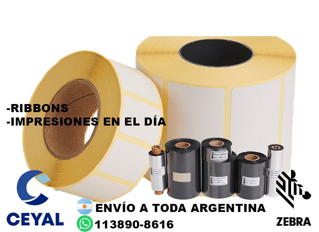 3 cajas de etiquetas 35 x 32