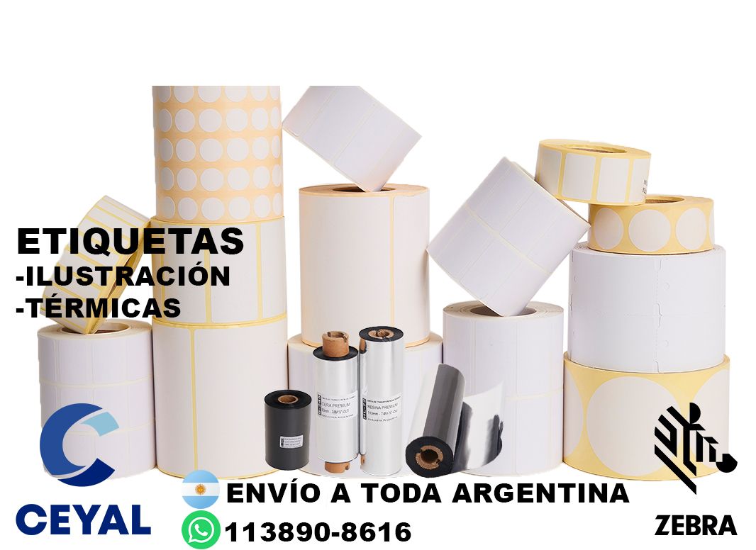 3 cajas de etiquetas 90 x 44
