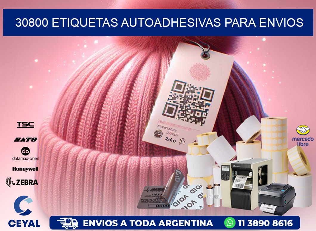 30800 etiquetas autoadhesivas para envios