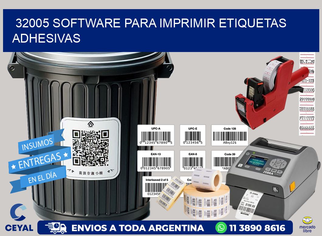 32005 software para imprimir etiquetas adhesivas