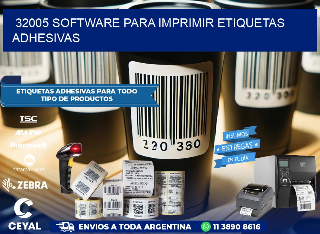 32005 software para imprimir etiquetas adhesivas