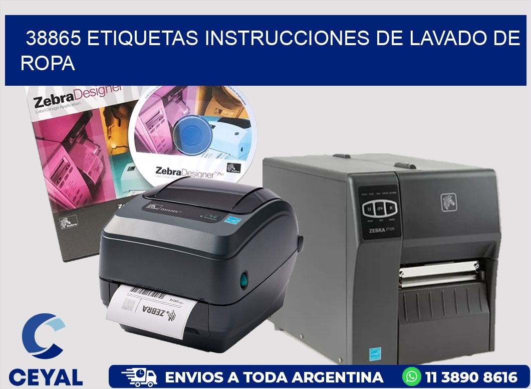 38865 etiquetas instrucciones de lavado de ropa