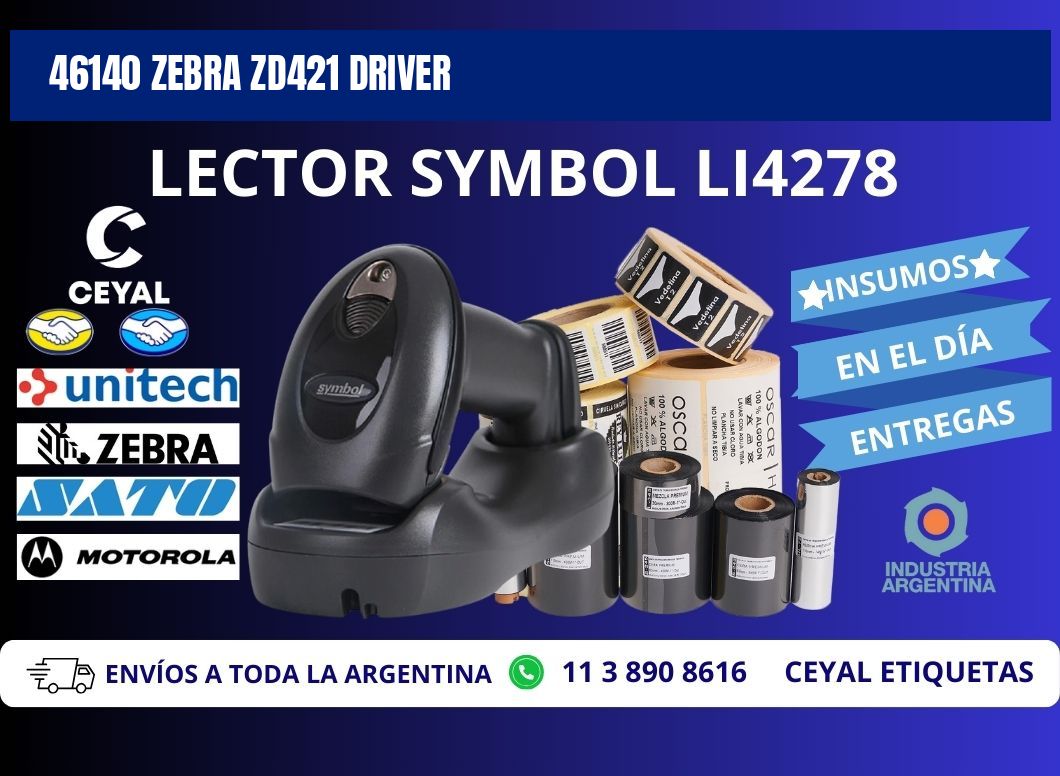 46140 Zebra ZD421 driver