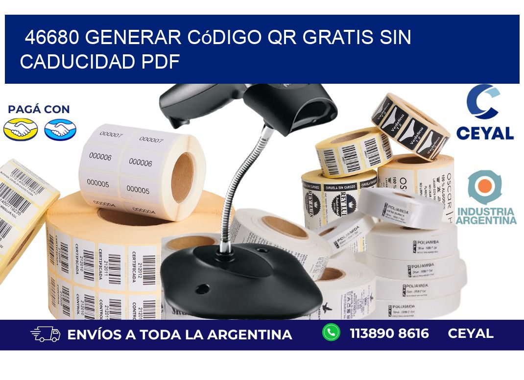46680 Generar código QR gratis sin caducidad PDF