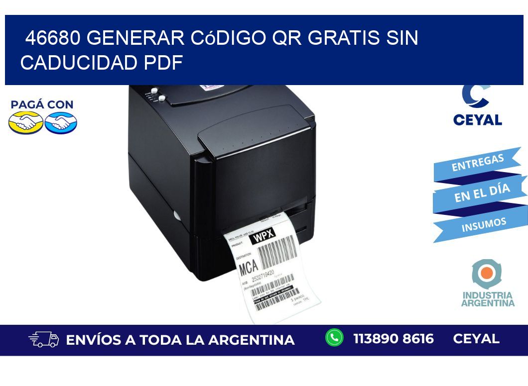 46680 Generar código QR gratis sin caducidad PDF