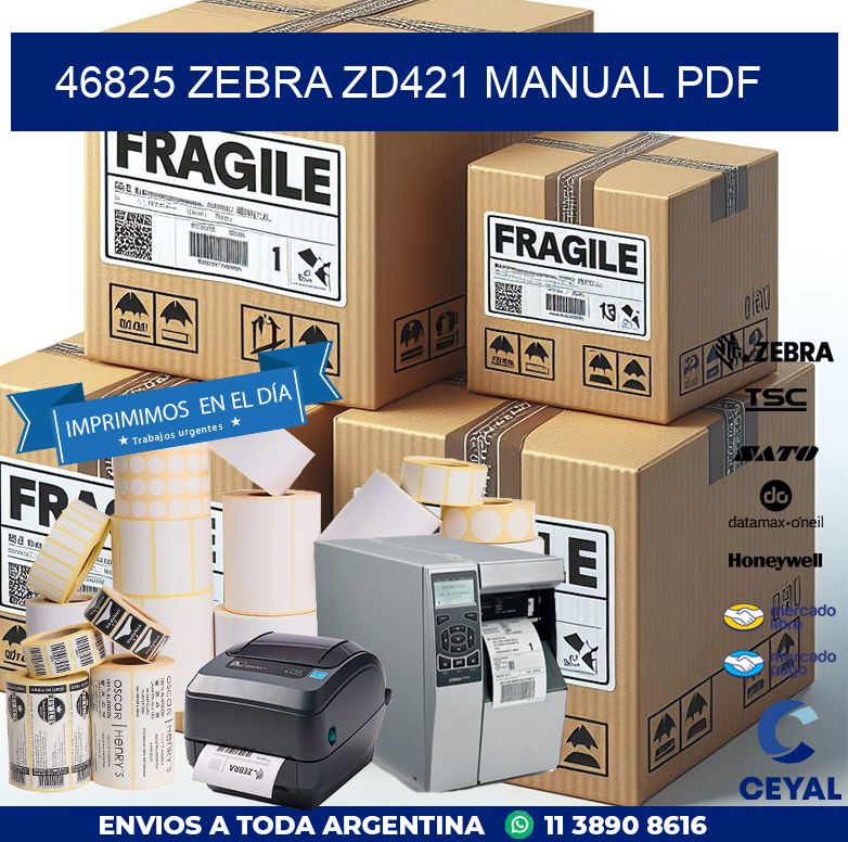 46825 Zebra ZD421 manual PDF