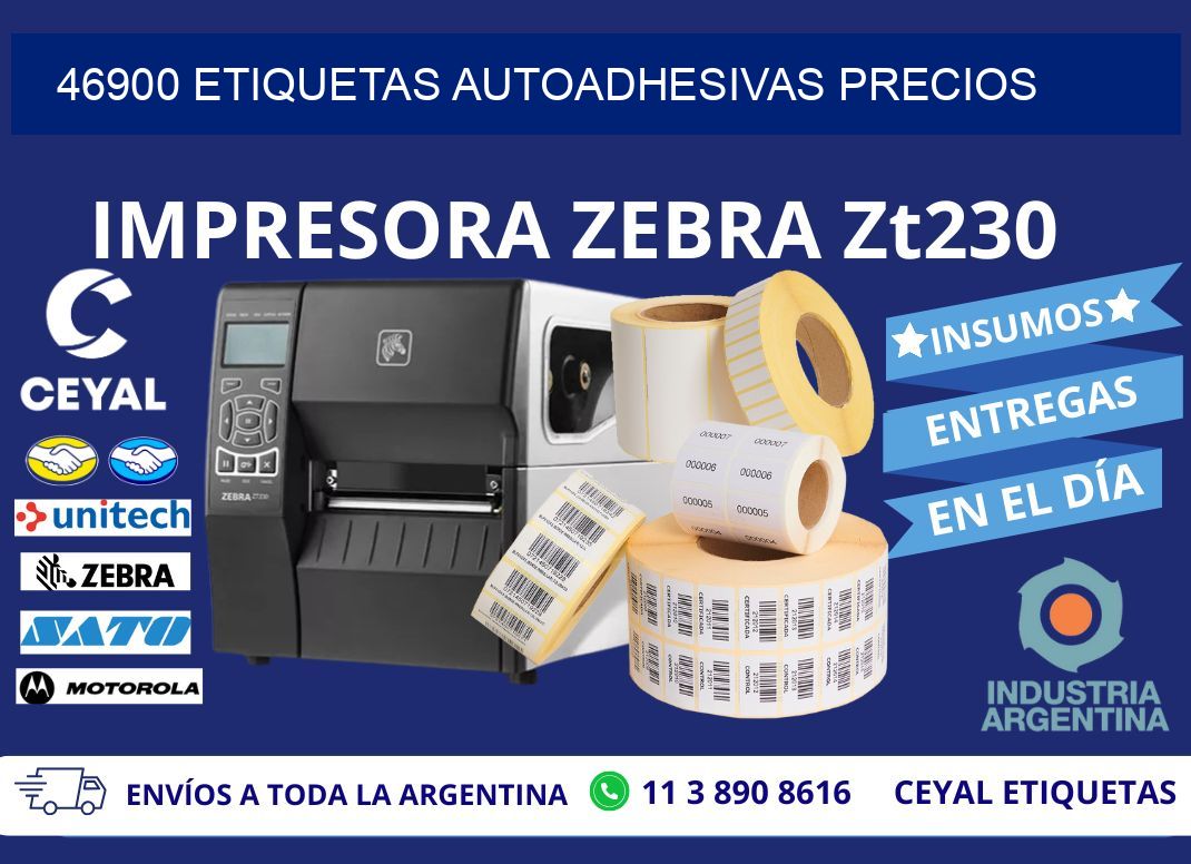 46900 Etiquetas autoadhesivas precios