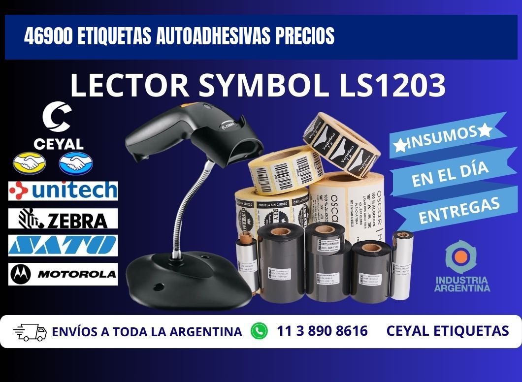 46900 Etiquetas autoadhesivas precios