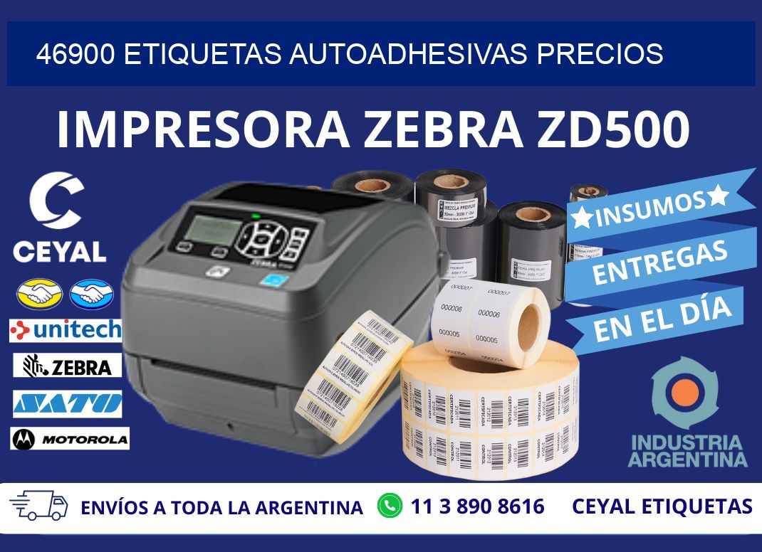 46900 Etiquetas autoadhesivas precios