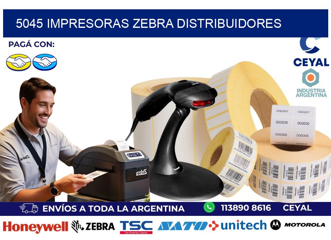 5045 impresoras Zebra distribuidores