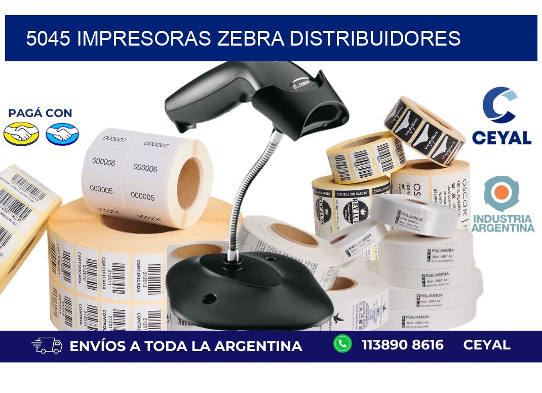 5045 impresoras Zebra distribuidores