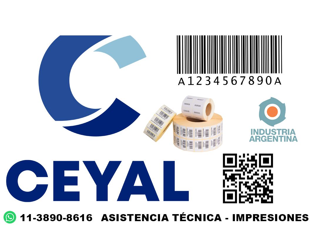 5100 Etiquetas impresas en el día