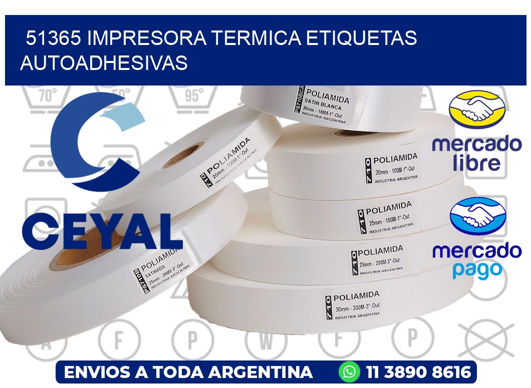 51365 Impresora termica etiquetas autoadhesivas
