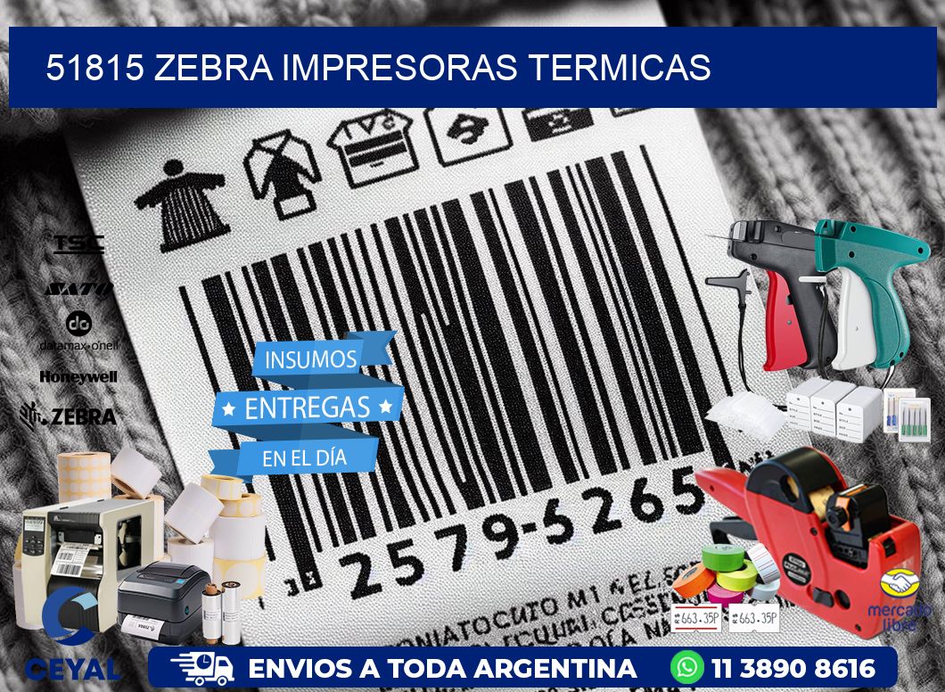 51815 Zebra impresoras termicas