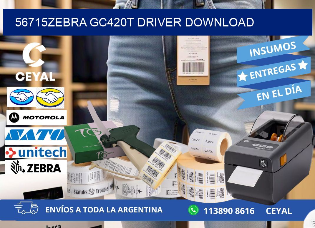 56715Zebra GC420t driver download