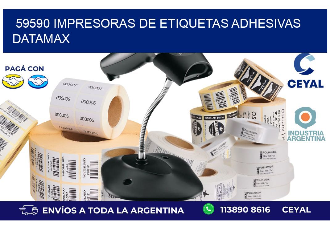 59590 impresoras de etiquetas adhesivas datamax