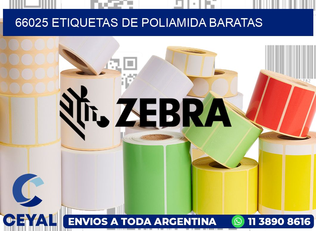 66025 etiquetas de poliamida baratas