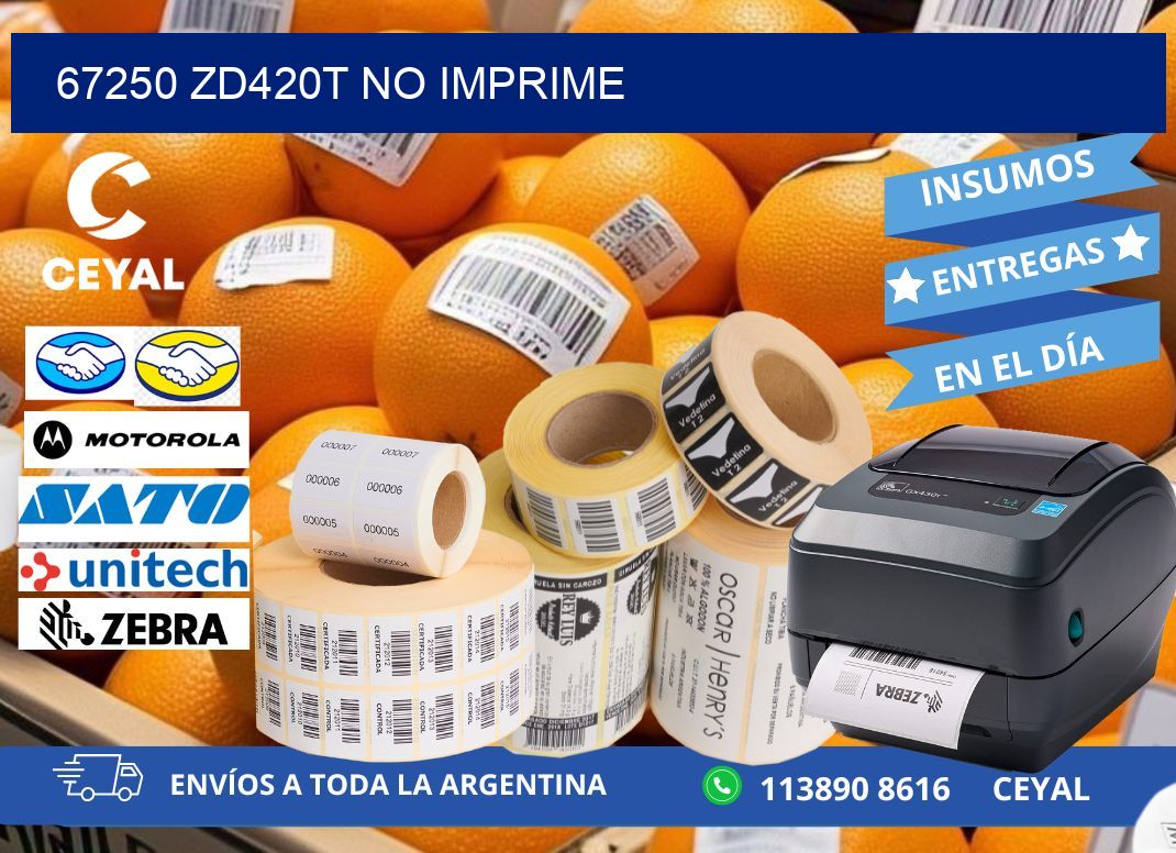 67250 ZD420t no imprime