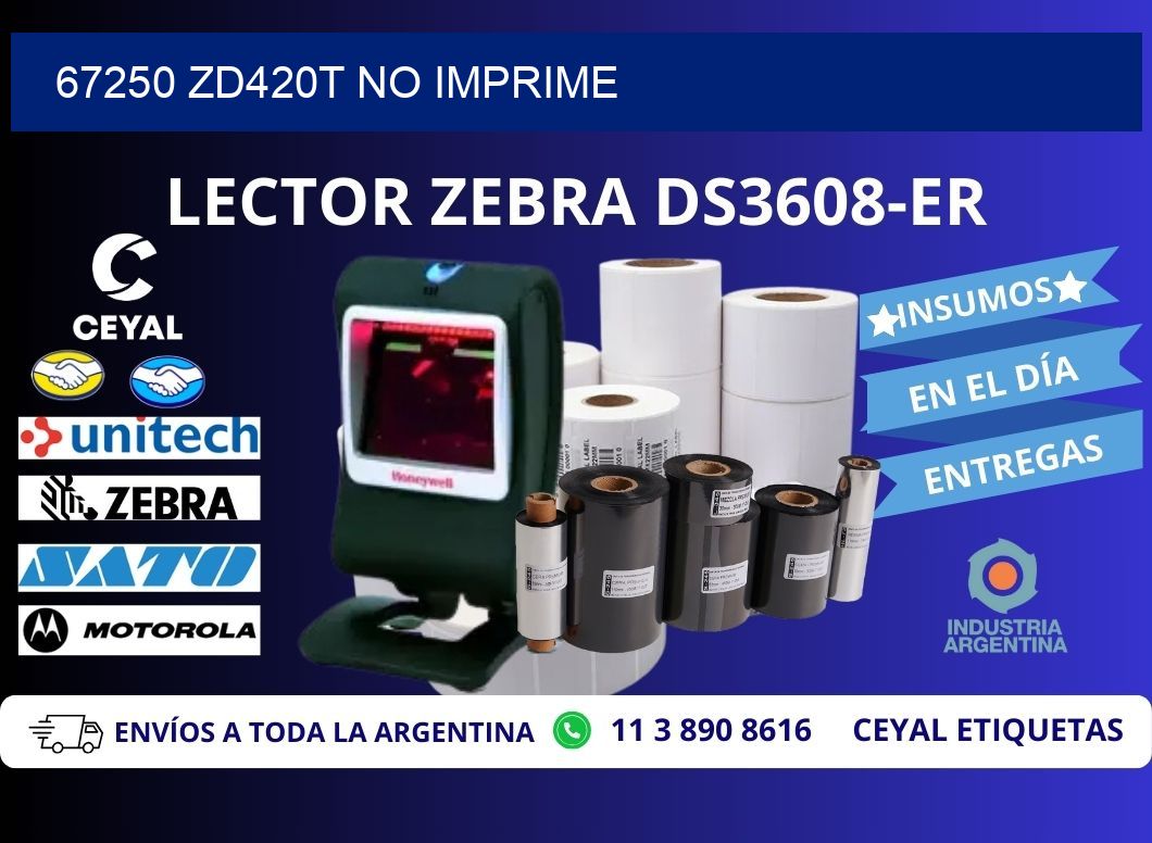 67250 ZD420t no imprime
