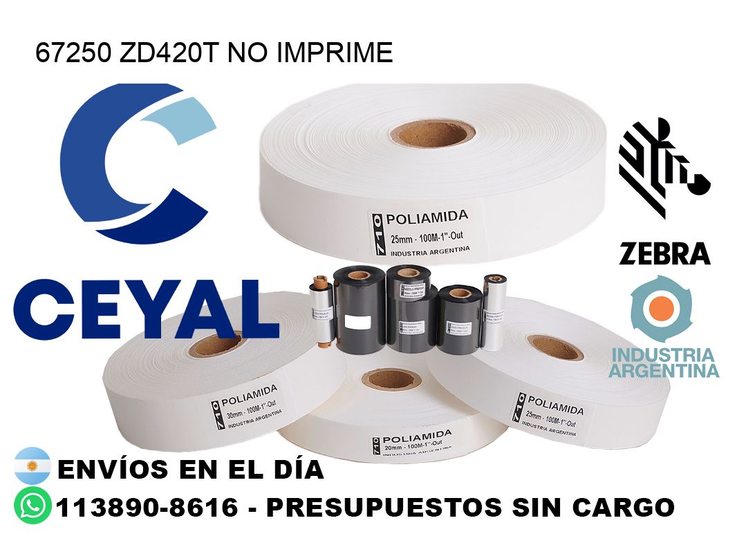 67250 ZD420t no imprime
