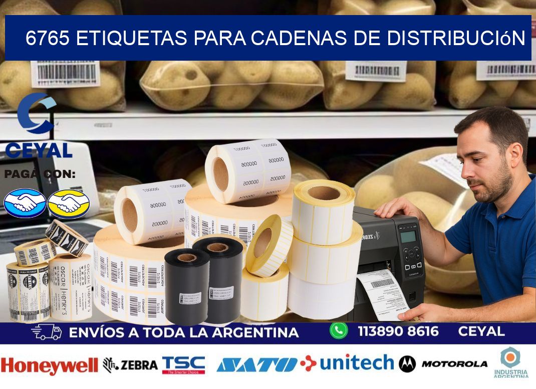 6765 Etiquetas para cadenas de distribución