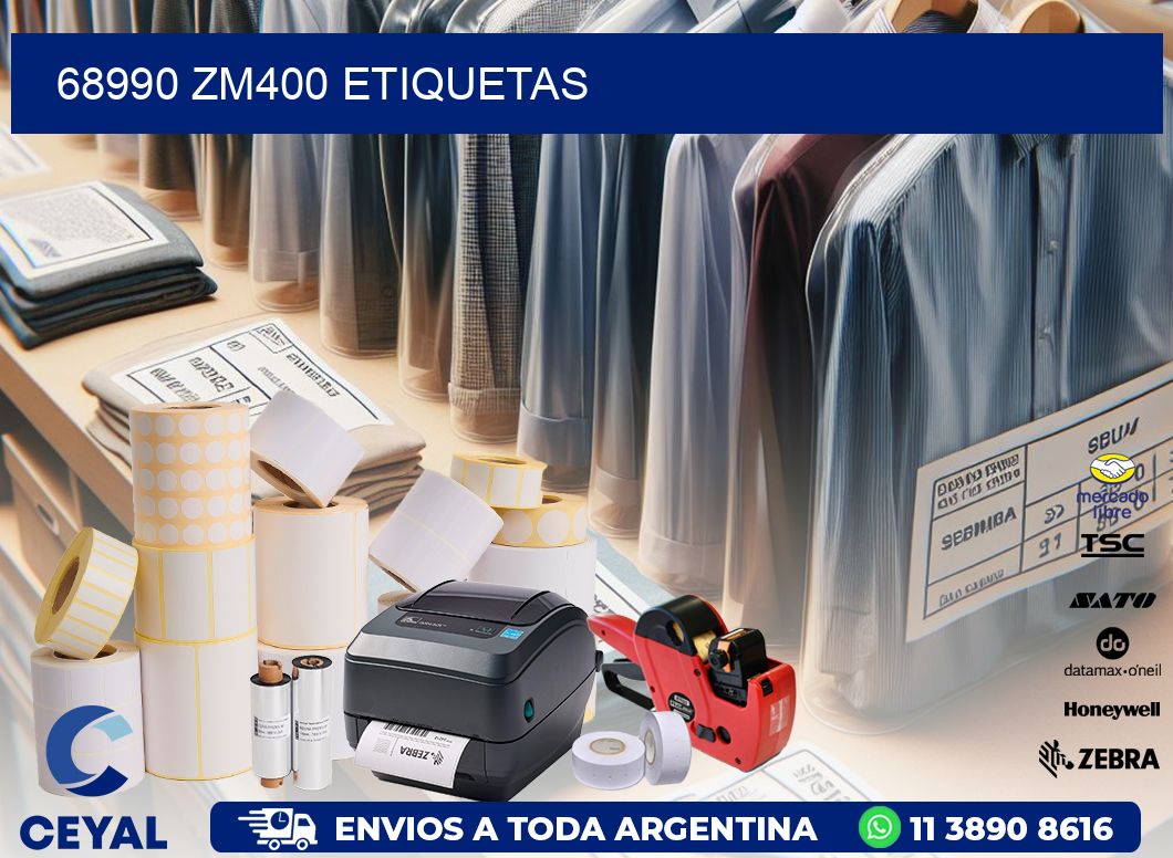 68990 ZM400 etiquetas
