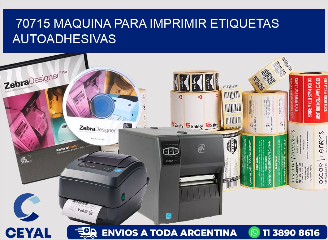 70715 maquina para imprimir etiquetas autoadhesivas