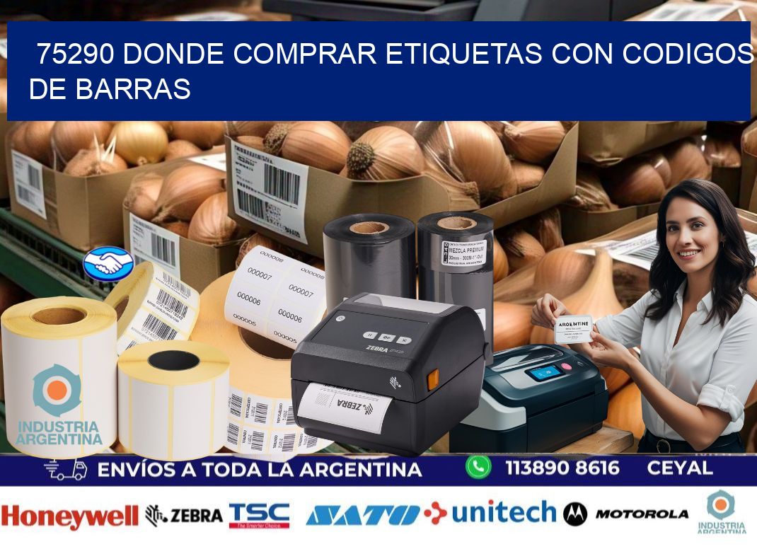 75290 Donde comprar etiquetas con codigos de barras
