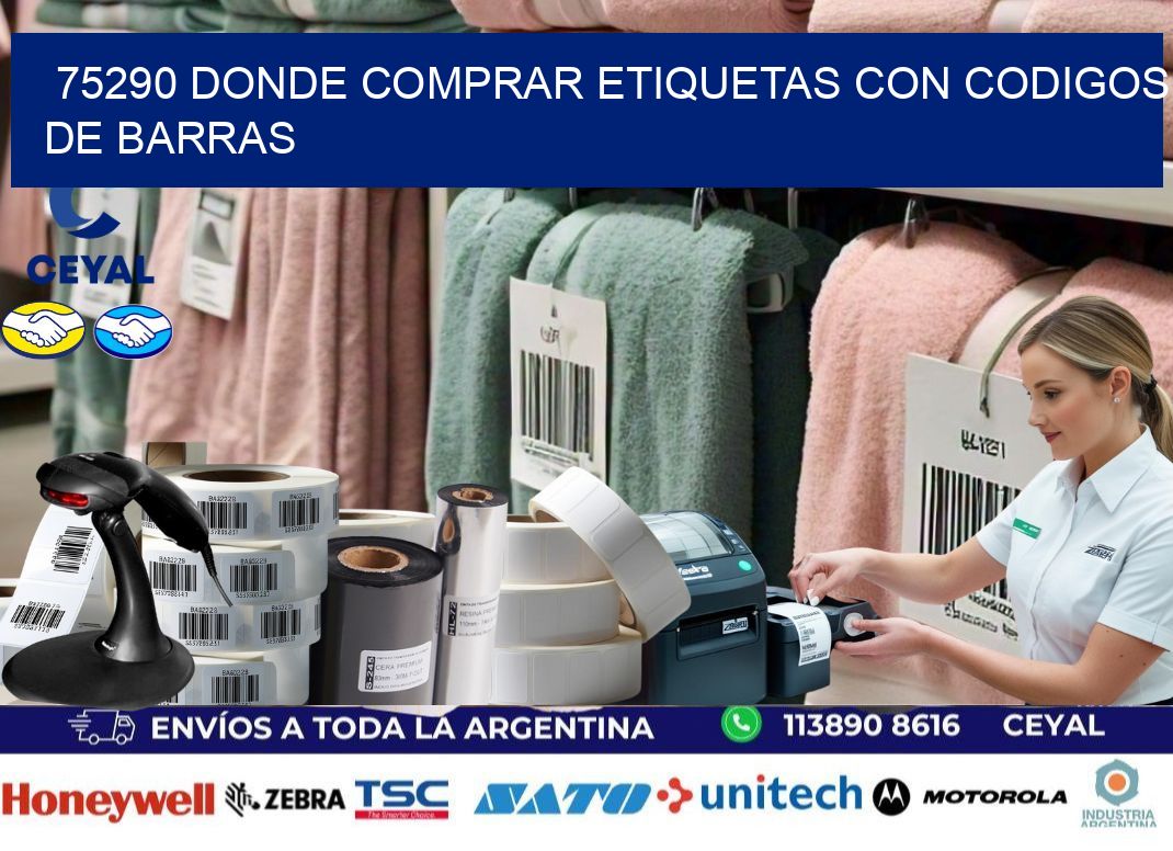 75290 Donde comprar etiquetas con codigos de barras