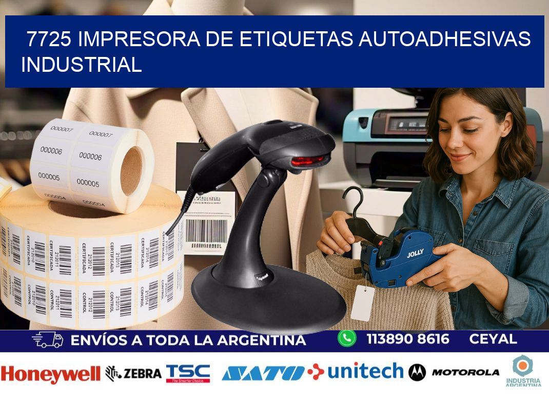 7725 Impresora de etiquetas autoadhesivas industrial