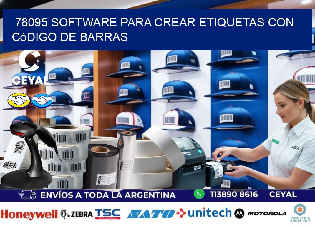 78095 Software para crear etiquetas con código de barras