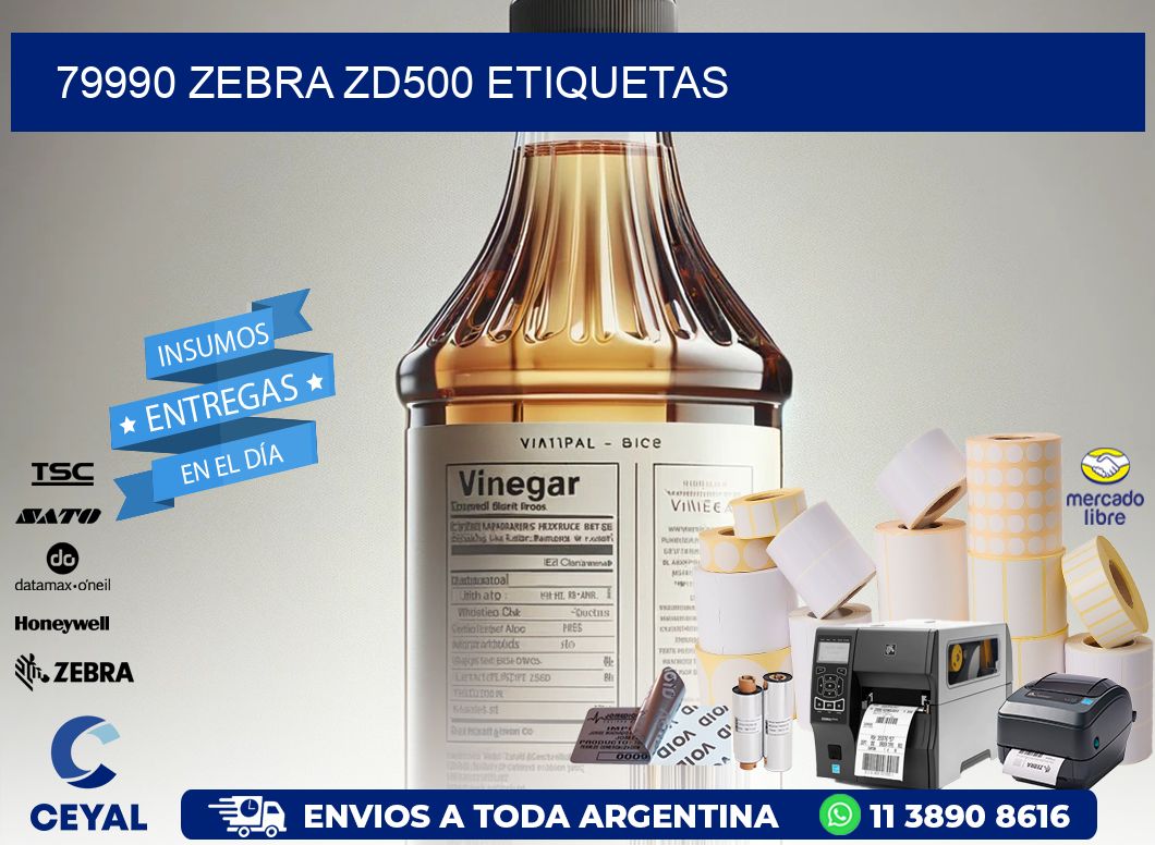 79990 Zebra ZD500 etiquetas
