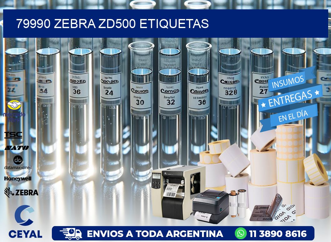 79990 Zebra ZD500 etiquetas