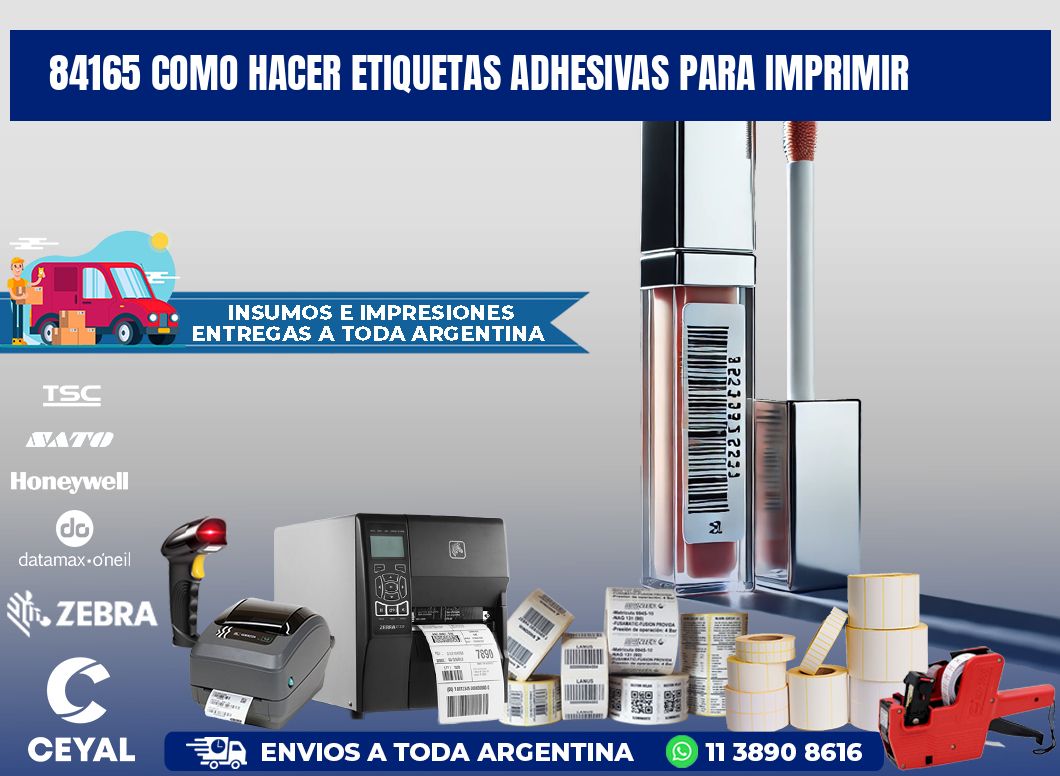 84165 Como hacer etiquetas adhesivas para imprimir