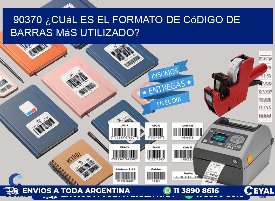 90370 ¿Cuál es el formato de código de barras más utilizado?