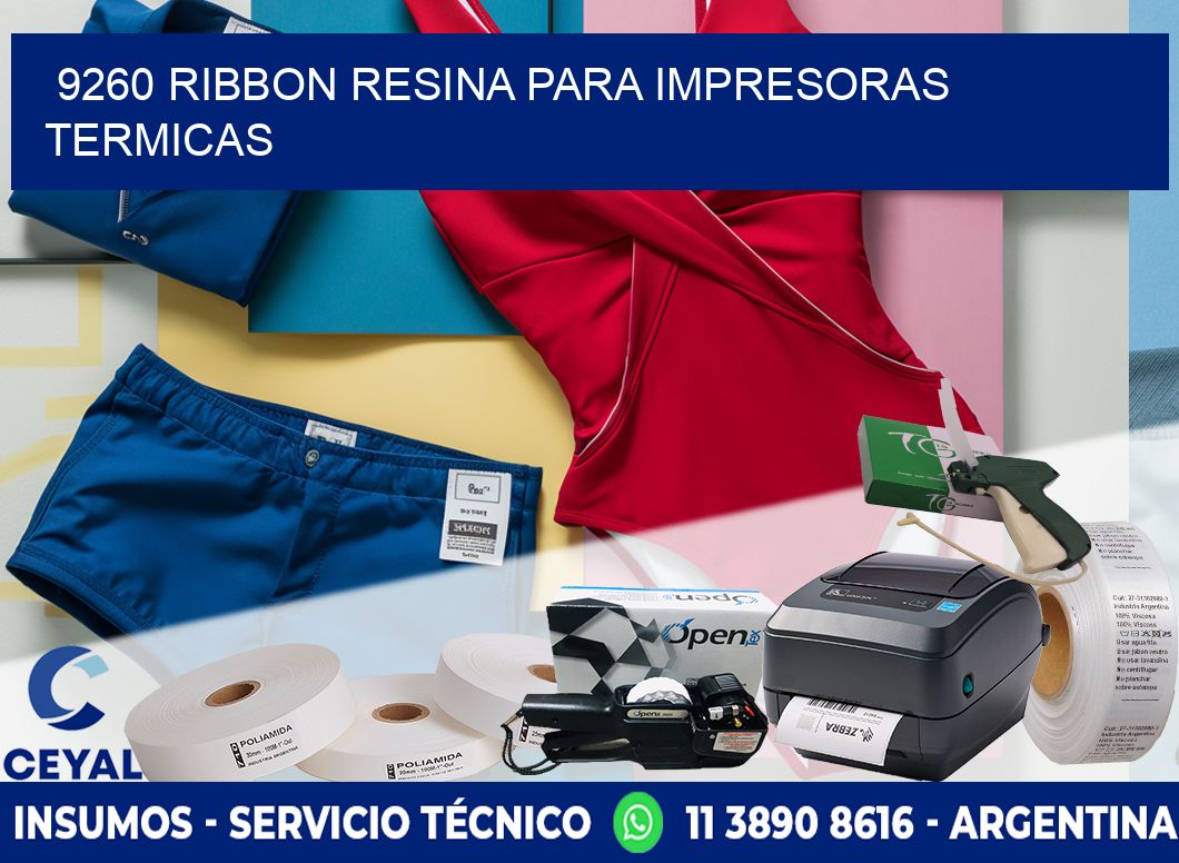 9260 ribbon resina para impresoras termicas