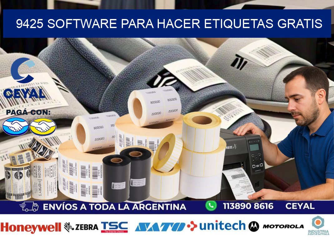 9425 Software para hacer etiquetas gratis