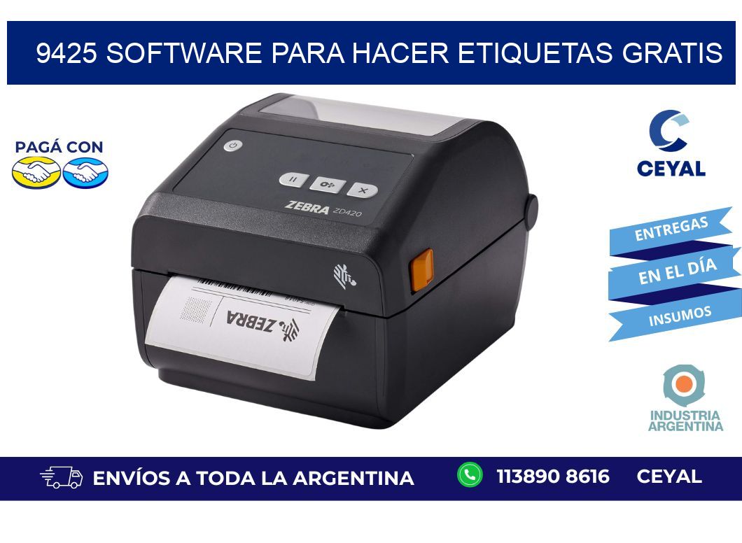 9425 Software para hacer etiquetas gratis