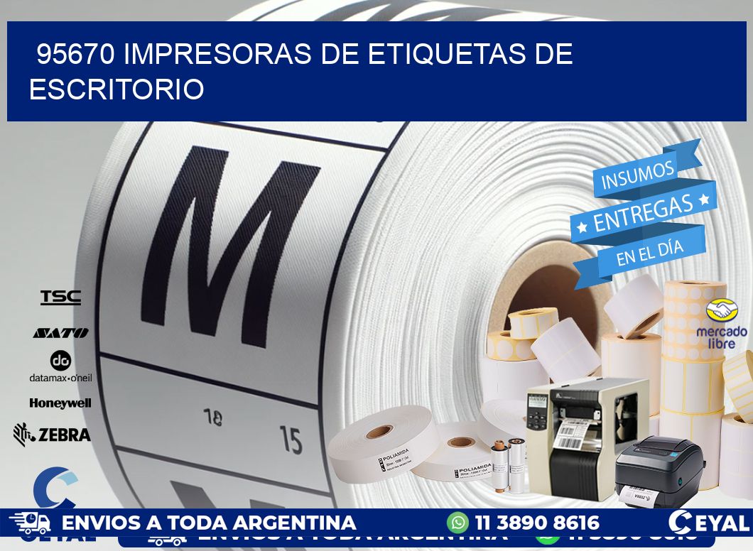 95670 impresoras de etiquetas de escritorio