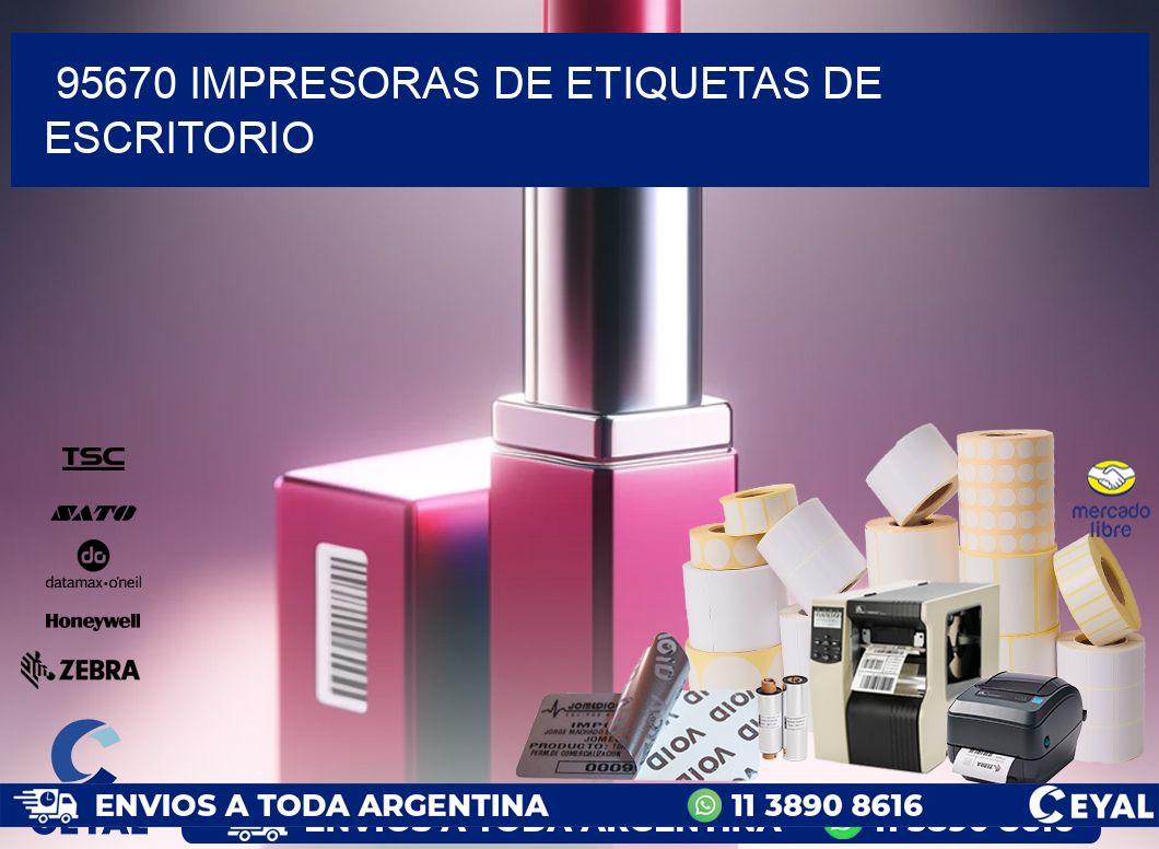 95670 impresoras de etiquetas de escritorio
